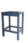 Black Mild Steel Table With Granite Top