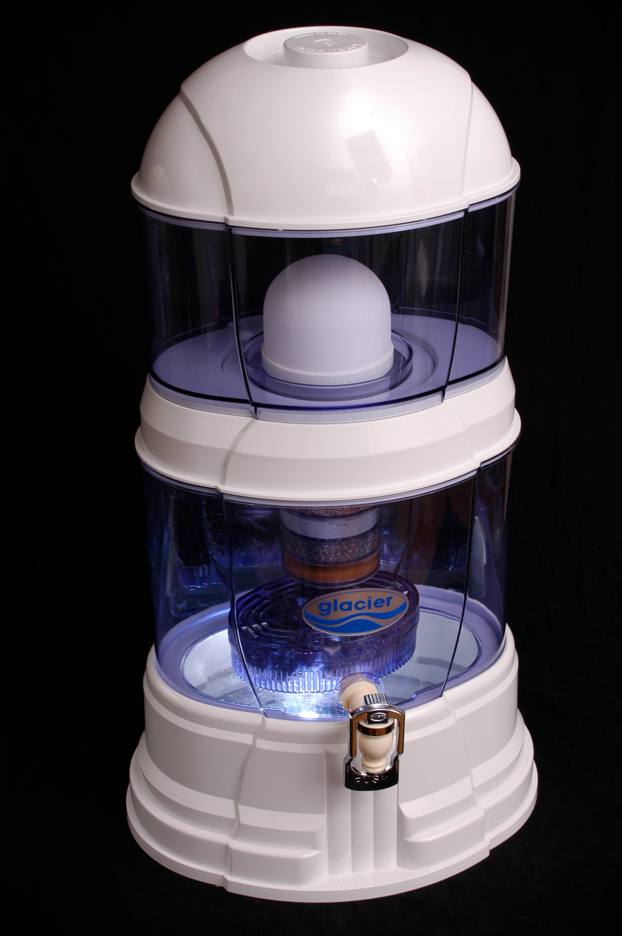 Glacier - 12l OVAL PVC Gravity Feed Water Filtration System