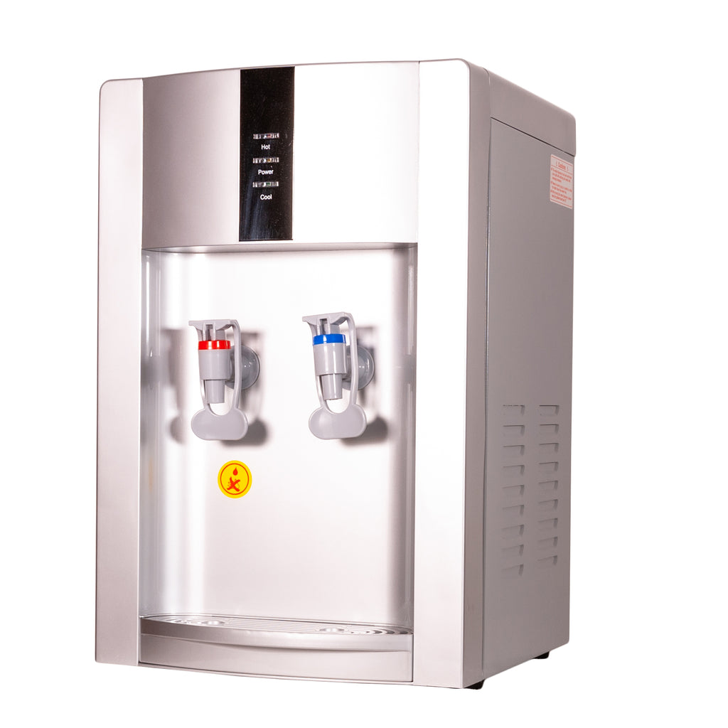 Desk Top Hot & Cold Water Dispenser (Silver)