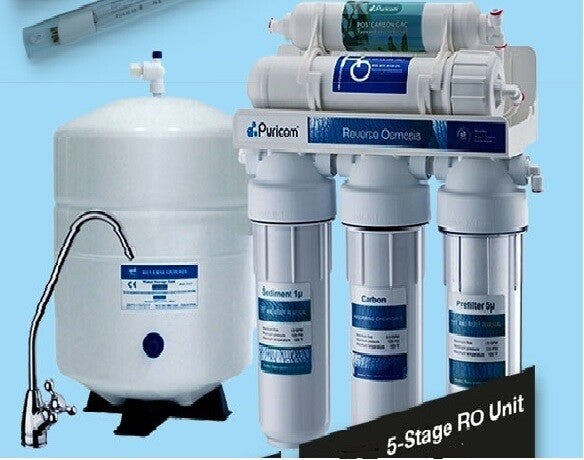 5 stage - Reverse Osmosis Water Filter System With Booster Pump