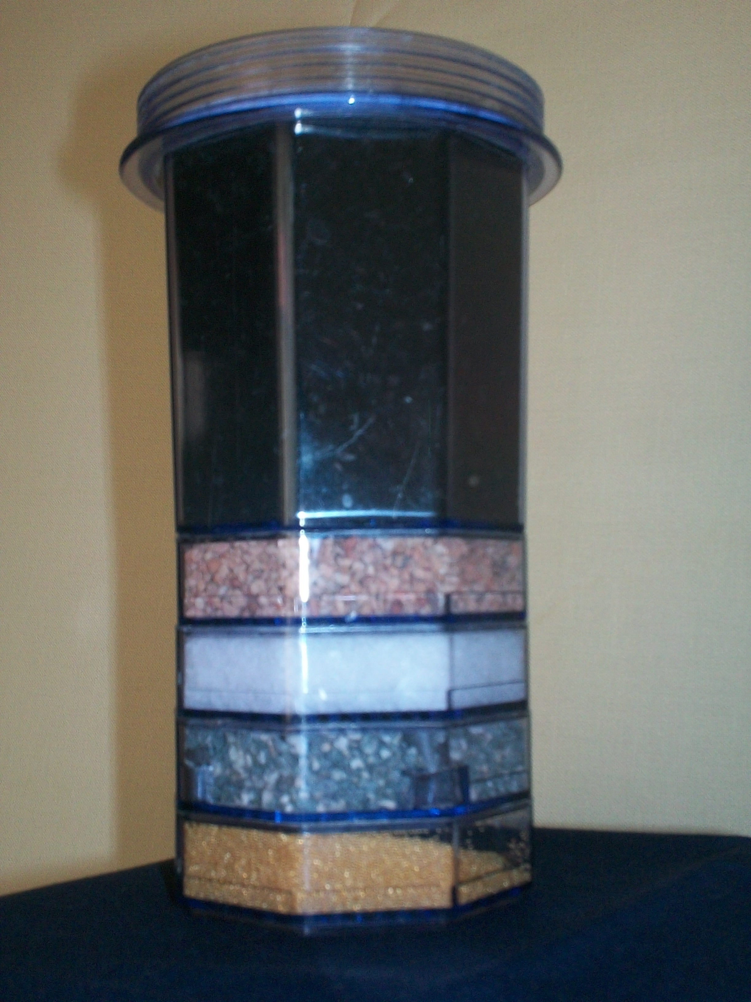 Glacier 6 - Stage  Hexagonal Multilayered Carbon Filter Cartridge Only