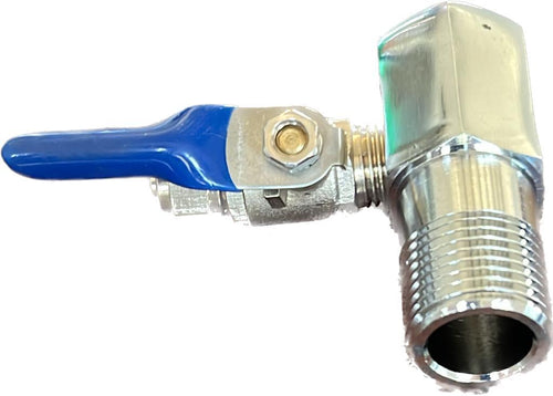 1/2 inch SS Ezzy Fit Connection Plus 1/4 inch Ball Valve