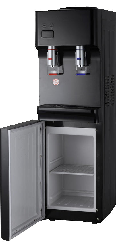 Floor Standing Hot & Cold Water Dispenser with Storage Compartment