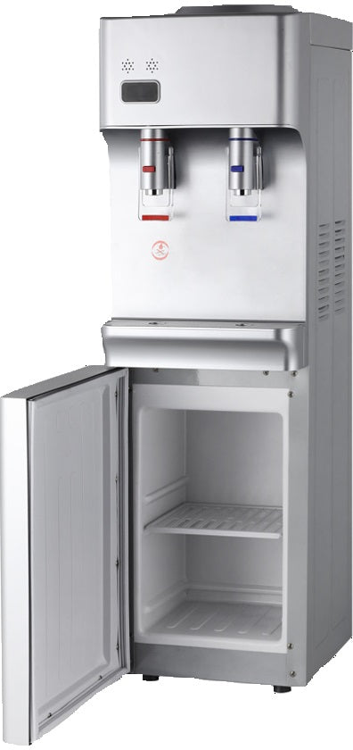Floor Standing Hot & Cold Water Dispenser with Storage Compartment