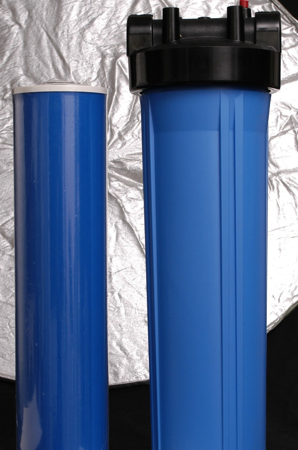 Single 20" inch Big Blue 1" inch Port Housing + 20" inch Carbon (GAC) Filter Cartridge