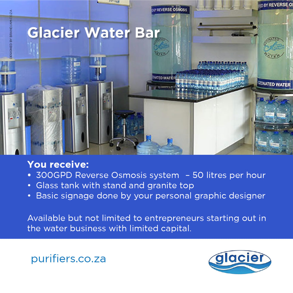 200L Glass Water Bar with RO System