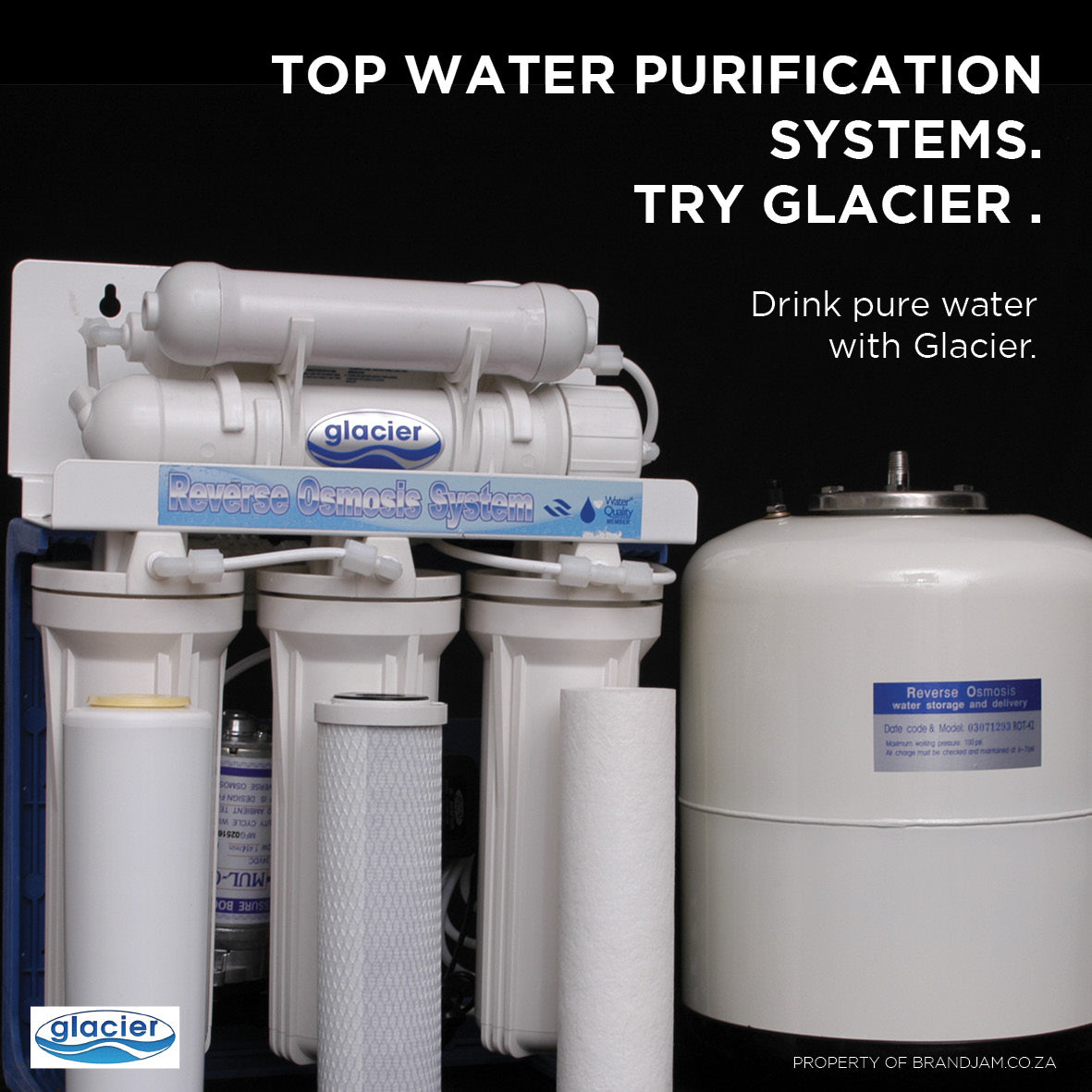 5 Stage Reverse Osmosis Water Filter System Without  Booster Pump