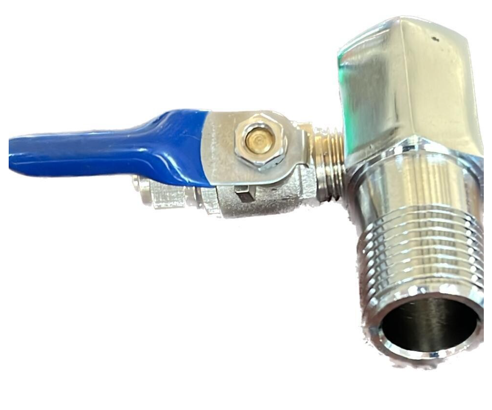 1/2 inch SS Ezzy Fit Connection Plus 1/4 inch Ball Valve